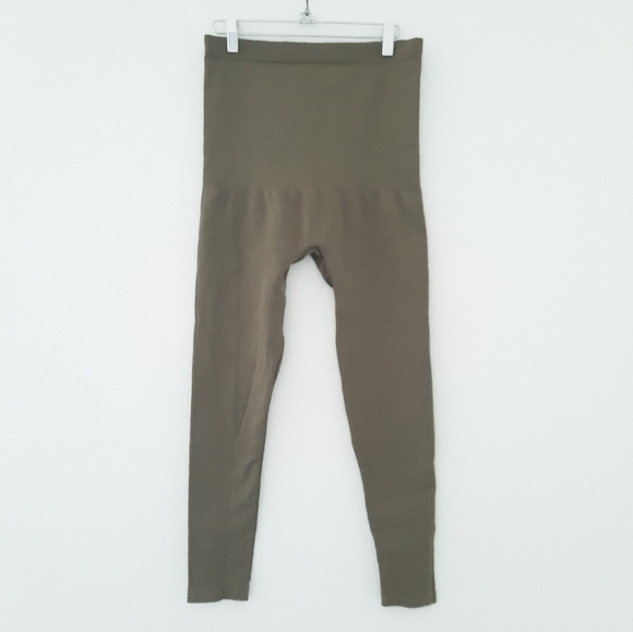 SHAPERMINT Empetua Green High Waisted Shaping Leggings XL - Picture 2 of 5